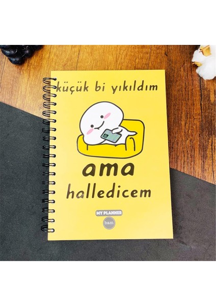 Küçük Bi Yıkıldım Ama Halledicem Tasarımlı Konuşan