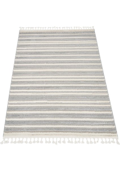 Nordic 492 Storm Kum Sarısı ve Gri Toz ve Hav Çıkartmayan Salon ve Oda Halısı