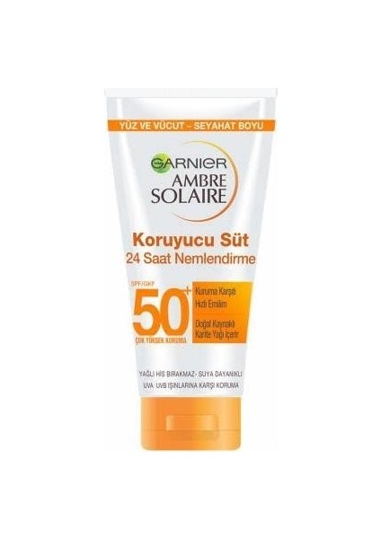 Ambre Solaire Koruyucu Süt SPF50 + 50 ml 2 Adet