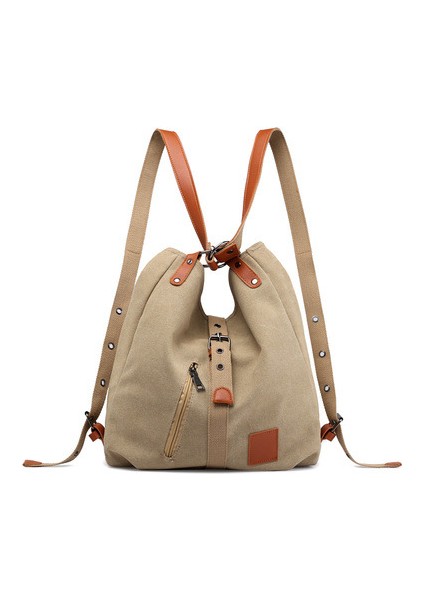 YY Store Omuz Çantası Kadın Kanvas Omuz Çantası Sırt Çantası Yıkanabilir Kanvas Sırt Çantası (Yurt Dışından)