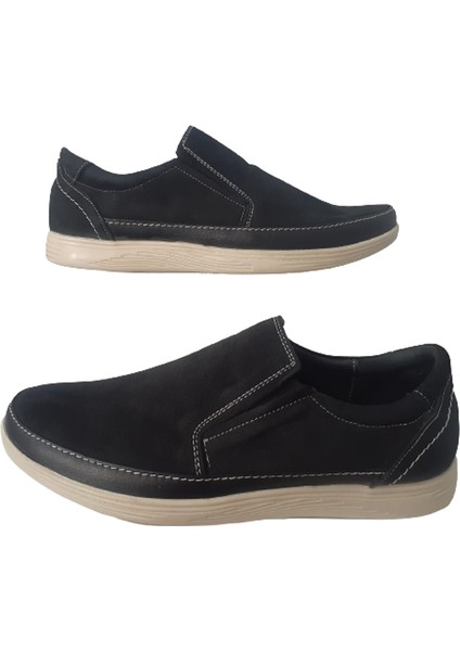 Siyah-Lastikli Günlük Erkek Ayakkabı