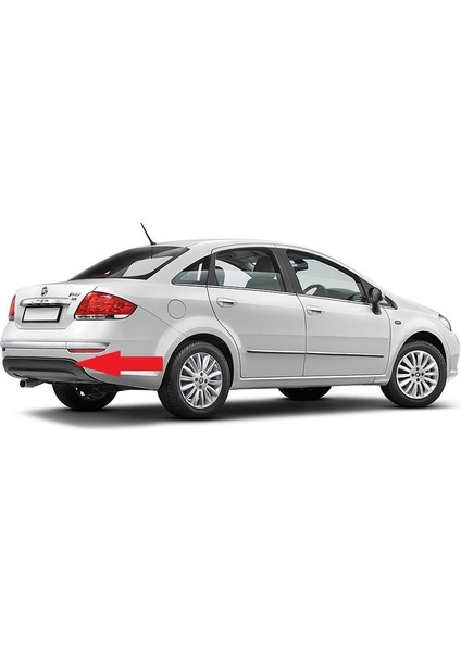 Fiat Linea 2008-2017 Arka Tampon Çeki Demir Kapağı 735548152