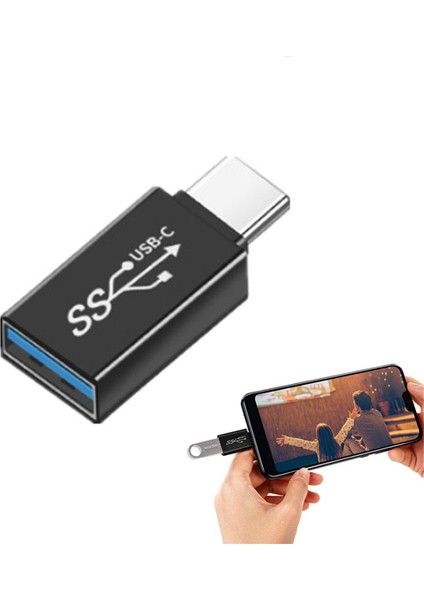 Dişi USB To Type-C Otg Çevirici Dönüştürücü Adaptör ALL-36282