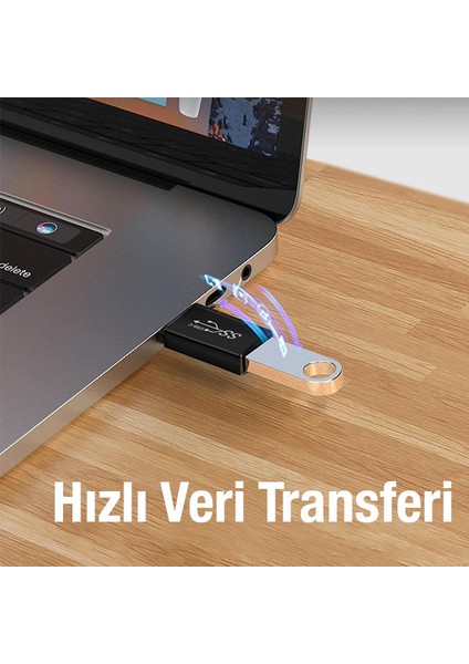 Dişi USB To Type-C Otg Çevirici Dönüştürücü Adaptör ALL-36282
