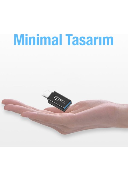 Dişi USB To Type-C Otg Çevirici Dönüştürücü Adaptör ALL-36282