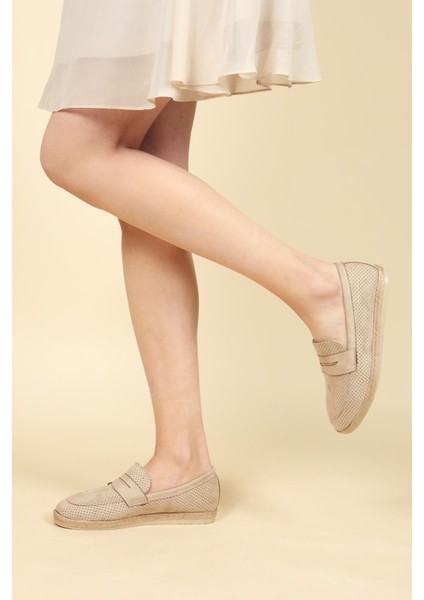 Lazer Delikli Loafer Nut fiyatları
