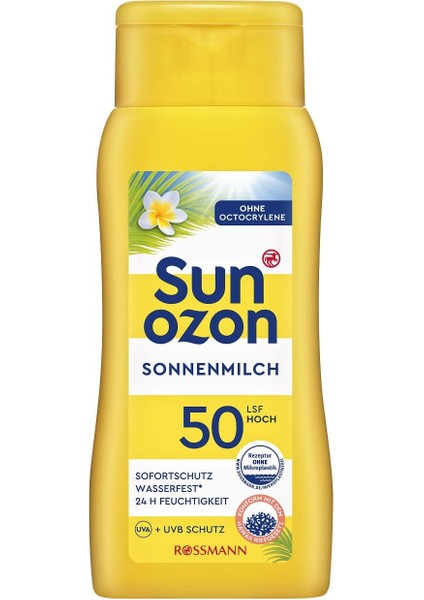 Güneş Koruyucu Süt Spf 50 Hassas Cilt 200 ml