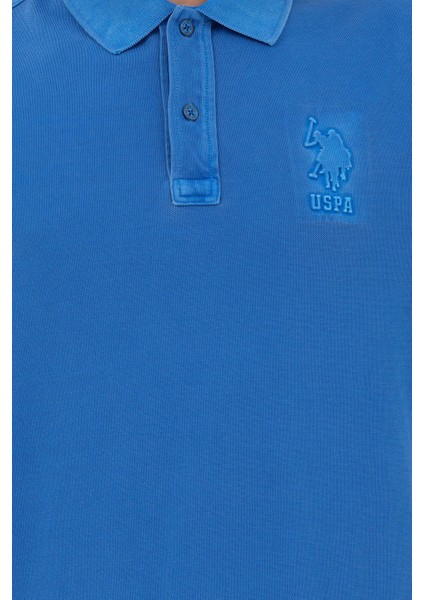 Polo Yaka Regular Fit Saks Erkek T-Shirt 1573851 fırsatları