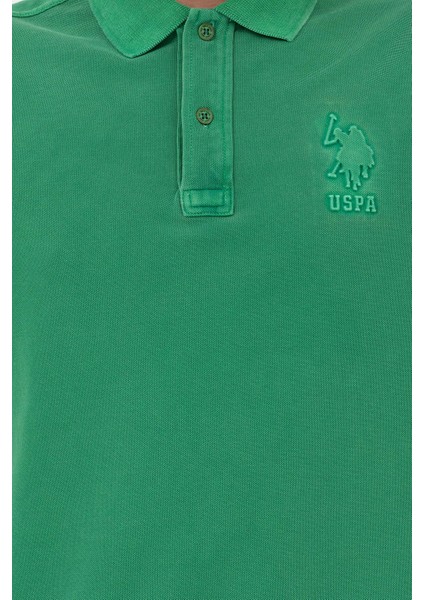 Polo Yaka Regular Fit Yeşil Erkek T-Shirt 1573851 fırsatları