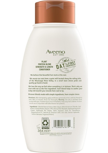 Plant Protein Blend Güç ve Uzunluk Desteği Saç Kremi 354ML