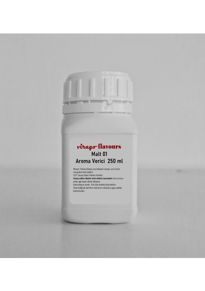 Malt 01 İrlanda Malt Aroma Verici 250 ml - 125 Litre Bitmiş Ürün İçin Uyumlu