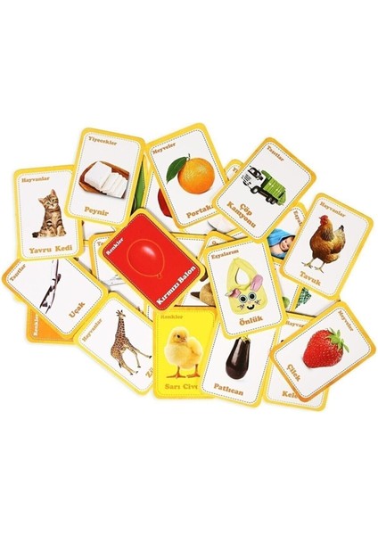 Flash Cards Ilk 50 Sözcük + Bebeğimin Ilk Zeka Kartları Bebek Eyitiçi Set 2 Li fiyatları