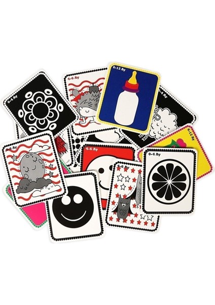 Flash Cards Ilk 50 Sözcük + Bebeğimin Ilk Zeka Kartları Bebek Eyitiçi Set 2 Li fırsatları