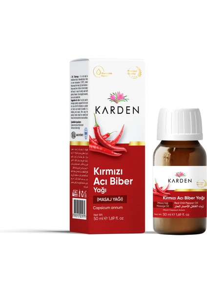 Kırmızı Acı Biber Yağı 20 ml