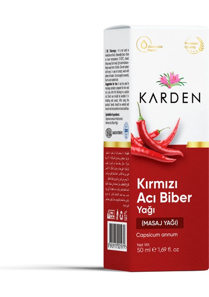 Kırmızı Acı Biber Yağı 20 ml fiyatları