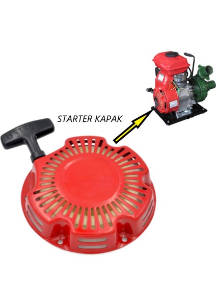 1.5 Inç 152F Su Motoru Starter Kapağı