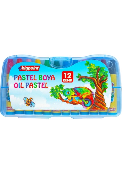 BP741 Pastel Boya 12 Renk Plastik Kutulu fiyatları