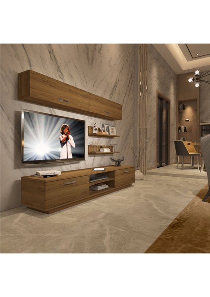 Eko 5b Mdf DVD Tv Ünitesi Tv Sehpası - Naturel Pera