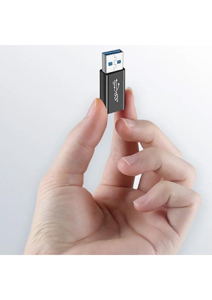 Polham USB 3.0 To Type C Dönüştürücü Typce Girişi USB Dönüştürücü Hızlı Veri Transferi Otg Çevirici