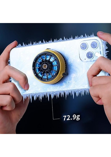 Polham Magsafe Iphone 12,13,14 Için Cold Clam Soğutma Teknolojili Oyuncular Için Telefon Soğutma Fanı modelleri