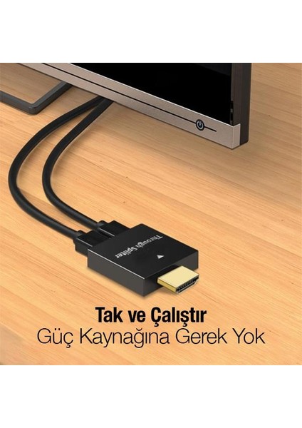 Polham 2in1 1080P Hdmi Çoğaltıcı Çevirici Splitter, Tak Çalıştır, Tv, Pc, Playstation Hdmi Çoğaltıcı