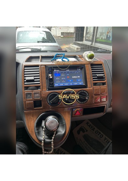 Volkswagen Transporter T5 Özel Kalıp Fındık Ağacı Full Set,torpido Maun Kaplama (Fındık Ağacı) modelleri