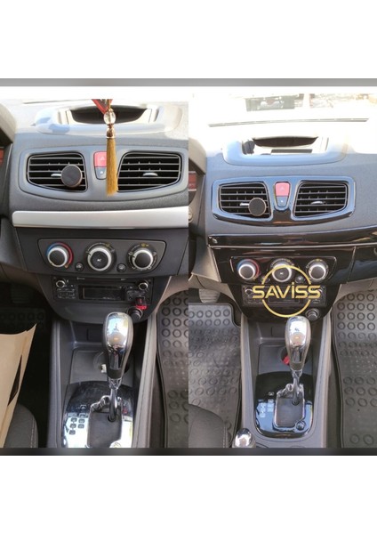 Renault Fluence Otomatik Vites Uyumlu Parlak Siyah Full Set,torpido Konsol Maun Kaplama (Pianoblack) fiyatları