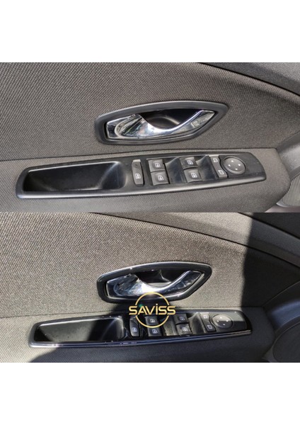 Renault Fluence Otomatik Vites Uyumlu Parlak Siyah Full Set,torpido Konsol Maun Kaplama (Pianoblack) indirimleri