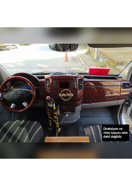 Mercedes Sprinter/crafter Full Set Gül Desenli Maun ,torpido Konsol Maun Kaplama, (Maun Gül Desen)