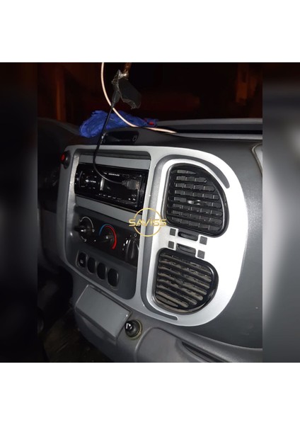 Ford Transit 3 Full Set Gümüş Gritorpido Trim Maun Kaplama, Konsol Kaplama (Gümüş Gri)