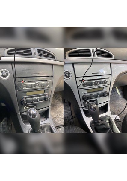 Renault Laguna 2 - Faz 2 Full Set , Gümüş Gri Konsol Maun Kaplama (Gümüş Gri)