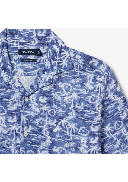 Nautıca Erkek Lacivert Classic Fıt Kısa Kollu Gömlek fiyatları