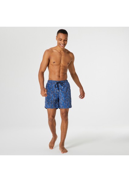 Standart Fit Erkek Mavi Şort Mayo