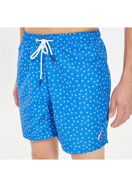 Erkek Mavi Standart Fit Şort Mayo fırsatları