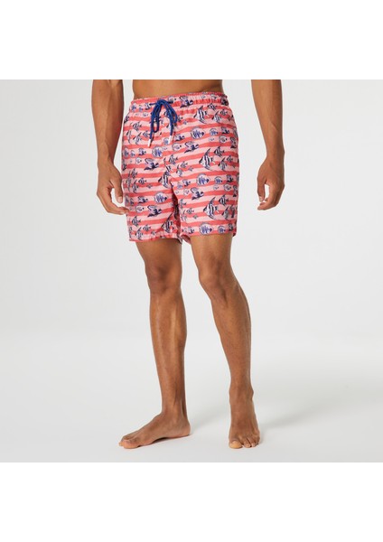 Standart Fit Erkek Kırmızı Şort Mayo modelleri