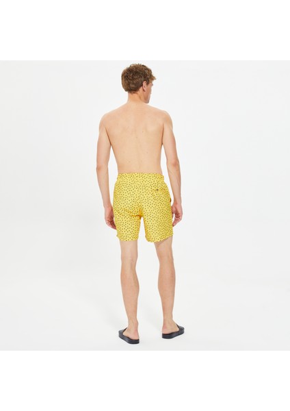 Erkek Sarı Standart Fit Şort Mayo fiyatları