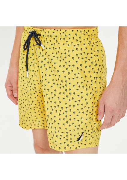 Erkek Sarı Standart Fit Şort Mayo fırsatları