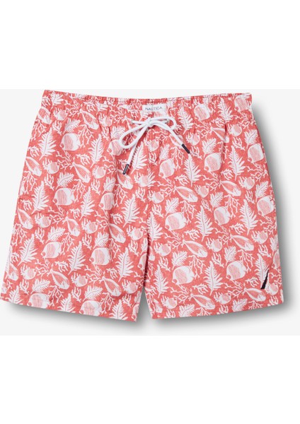 Nautıca Erkek Kırmızı Standart Fıt Şort Mayo