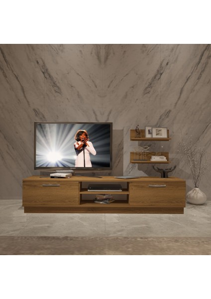 Eko 4b Mdf DVD Tv Ünitesi Tv Sehpası - Naturel Pera fiyatları