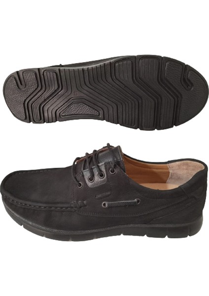 Siyah-Bağcıklı Günlük Şık Erkek Ayakkabı modelleri