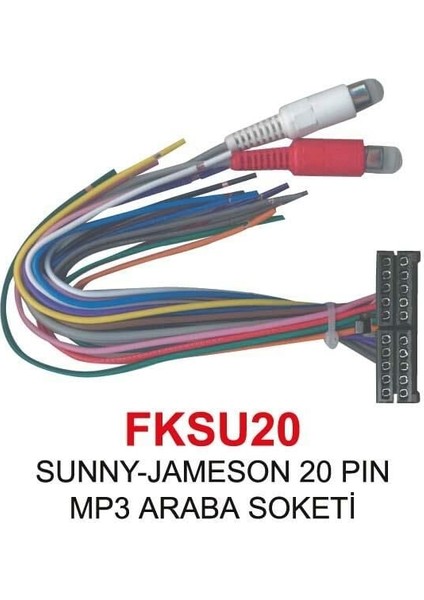 Iso Soket Fksu 20 Sunny-Jameson-Gm-20 Pin