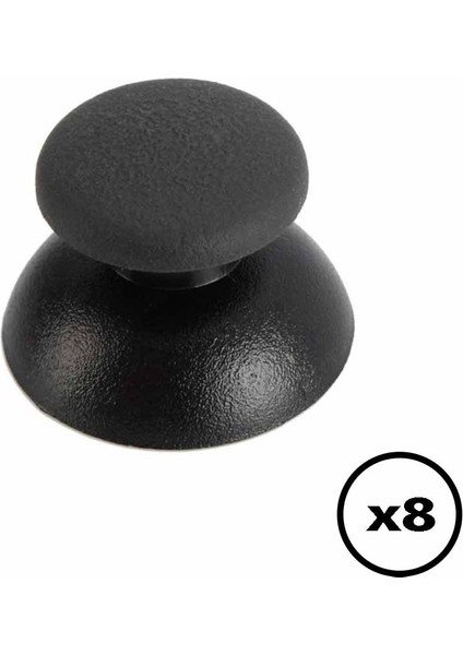 8 Adet Ps3 Analog Topuz Playstation 3 Analog Başlık Ps3 Topuz Yedek Parça Ps3 Kol Tamiri