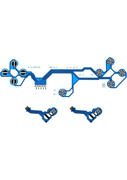Ps5 Iç Film Flex Mavi Set Ps5 Kol Tamir Ribbon Cable Playstation 5 Uyumlu Orjinal Yedek Parça