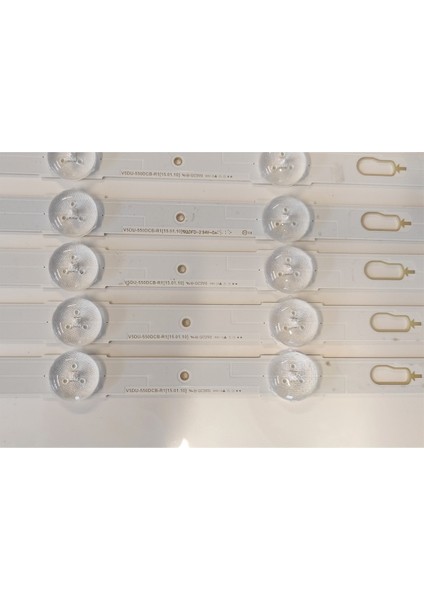 UE55KU7000 Orjınal LED Bar Takım, V5DU-550DCA-R1, V5DU-550DCB-R1