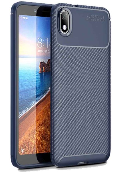 Xiaomi Redmi 7A Karbon Desenli Negro Silikon Kılıf