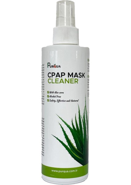 Cpap ve Bpap Cihazı Maske Temizleyici Solüsyon W Aloe Vera 250 ml