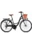 Tourer-24" City Bike-21 Vit-V.b Mat Siyah - Gri / Kahverengi Alüminyum GRN22-002 1