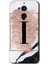 General Mobile Gm 8 Kılıf Hd Desen Baskılı Arka Kapak - Pembe Mermer Desenli I Harfi 1