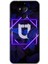 General Mobile Gm 8 Kılıf Hd Desen Baskılı Arka Kapak - Dark Neon Yaprak Ü Harfi 1