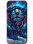 General Mobile Gm 8 Go Kılıf Hd Desen Baskılı Arka Kapak - Neon Aslan 1